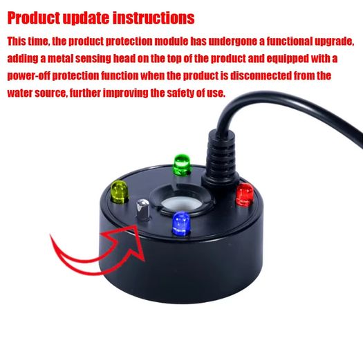 5V USB Mist Maker Fogger Nebulizer Water Fountain Fish Tank Pond Atomizer Head With 4 LED Colourful Lights