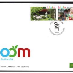 2014 Ireland Bloom Commemorative Stamps An Post First Day Cover (FDC)