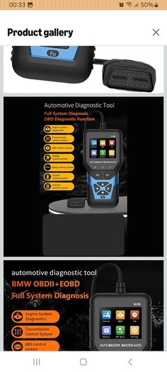 Snorvixre Professional Car Diagnostic Scanner. BMW, Mini, Rolls Royce....