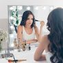 Hollywood Vanity Mirror with Lights, 60 x53cm Large Lighted Makeup Mirror with 14 Dimmable Bulbs, 3 Color Modes, Touch Screen Control, Adapter Plug, Desk Top or Wall Mounted Mirror For Bedroom Image 2