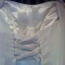 Elegant, simple halter neck wedding dress Image 5