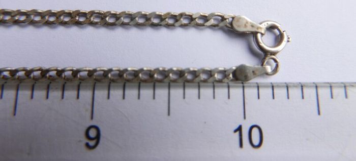 Vintage Sterling Silver 925 - 20 Inch  Curb Link Chain 6,4g