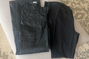 Subdued trousers and hollister yoga pants