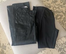 Subdued trousers and hollister yoga pants
