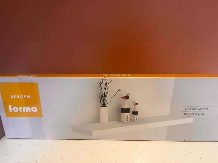 White Floating Shelf (brand new)