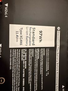 BRAND NEW Dell XPS 17 / Precision 97Wh Battery (XG4K6) + Tools