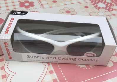 NEW and SEALED Cycling Glasses, White