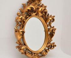 Vintage French Rococo Mirror
