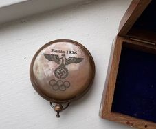 Post 5 euro extra   vintage reproduction compass hitler Solid Brass Push Button Compass Antique 3 Inch Nautical With Wooden Box