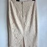 F&F Cream Lace Pencil Skirt UK 14 | Knee Length | New With Tags Image 6