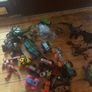 Monster trucks and some Schleich/papo figures Image 2