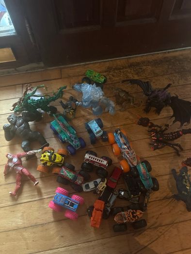 Monster trucks and some Schleich/papo figures