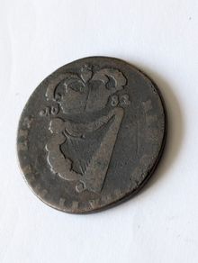 1682 Irish Halfpenny