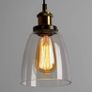 Vintage Glass Pendant Light, Industrial Ceiling Lights with Clear Ball Glass Light Shade, Adjustable Pendant Lighting for Kitchen Island Dining Room Bedroom MULTIPLE STYLES AVAILABLE (FREE POSTAGE) Image 3