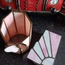 Vintage glass jewellery box Image 2
