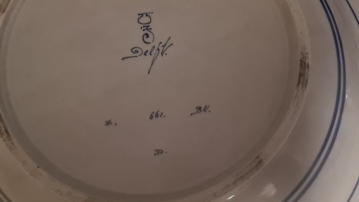 Antique Hand painted plate