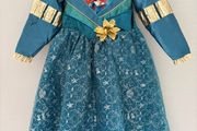 Girls Disney Brave Merida fancy dress costume