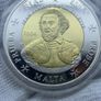 Malta specimen trial coin 2 euro big coin weight 29.2gr diameter 3.4cm Image 2