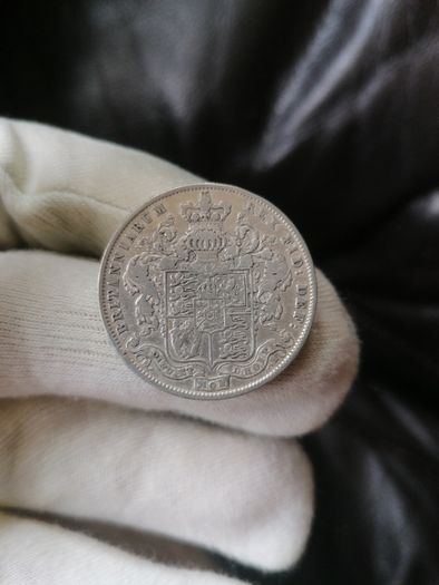 1826 UK Silver Half Crown Coin