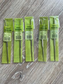 Sewing and knitting set accessories yarns needles crochet hooks
