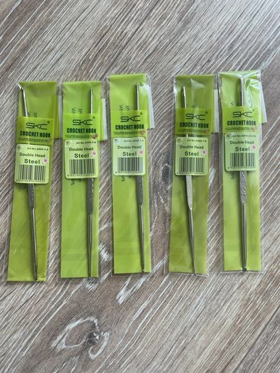 Sewing and knitting set accessories yarns needles crochet hooks