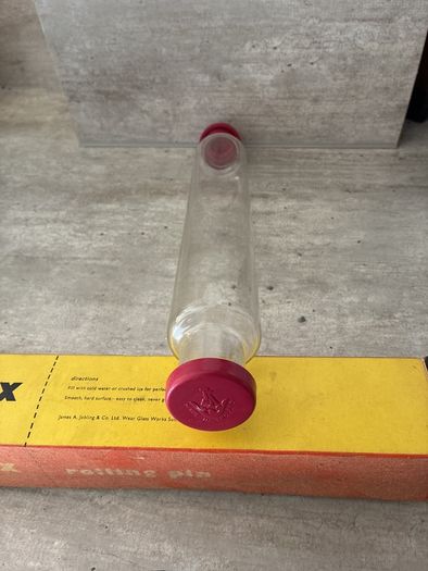 Pyrex rolling pin in original box