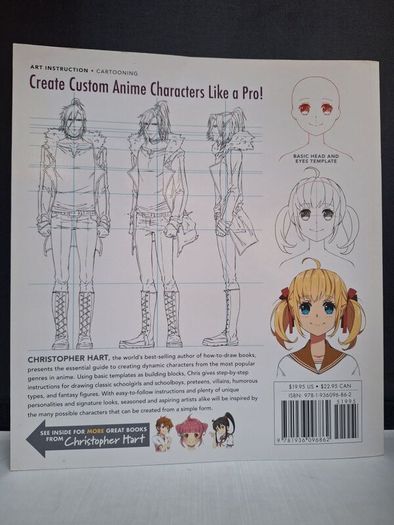 SALE! THE MASTER GUIDE TO DRAWING ANIME How to draw original characters from simple templates by Christopher Hart