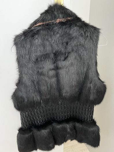 faux fur gilet