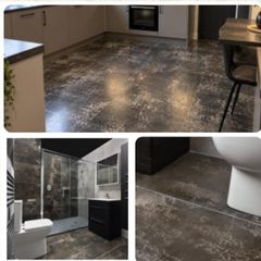 Xxl tiles 6 pcs of Rimini Black Semi-Lustre Porcelain Tile 120x60cm
