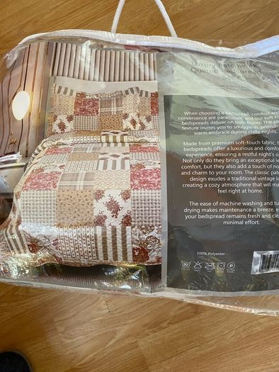 Luxury Patchwork Quilted Bedspread Set