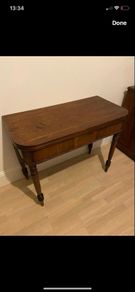 Antique Regency Foldover Table