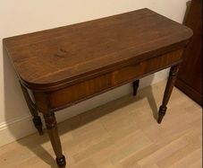 Antique Regency Foldover Table