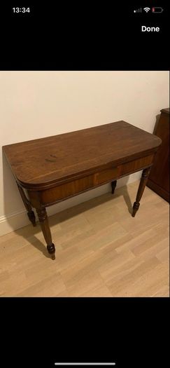 Antique Regency Foldover Table