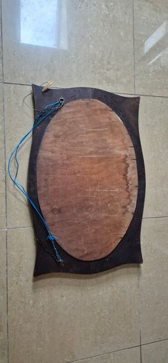Old oak wall mirror