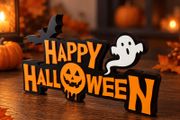 Happy Halloween Ghost Sign - 3D - Table Decor