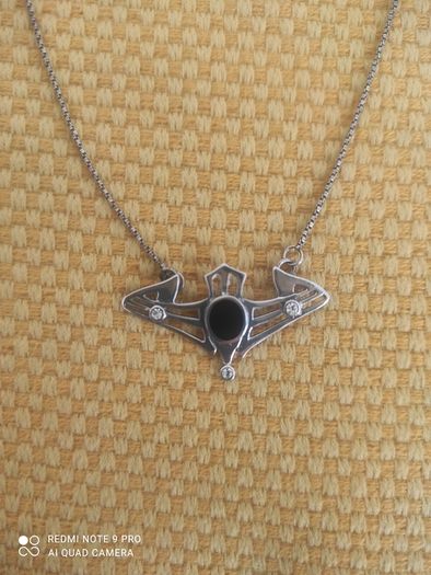 Vintage 1980's rare 925 hallmarked,art nouveau necklace