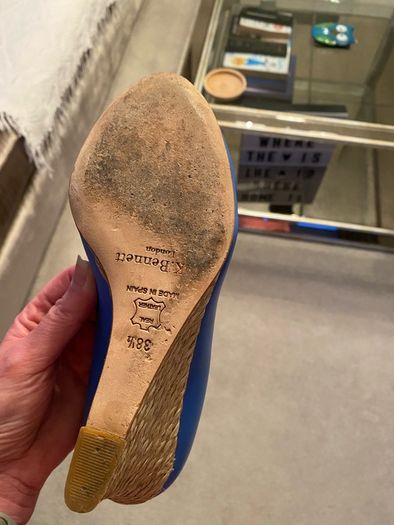 L.K Bennett Wedges - Like new !