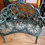 Garden Bench Cast Aluminium (LIMITED STOCK) Image 2