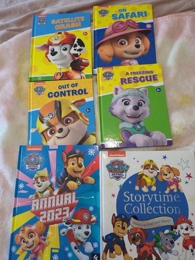 Paw patrol books in good condition