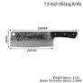 Nakiri Knife by Di'Casteel Carbon Steel Image 2