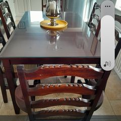 dining table and 6 chairs
