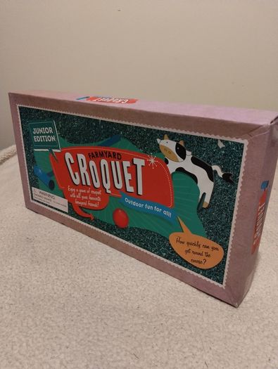 Wooden Farmyard Croquet Set, Junior Edition