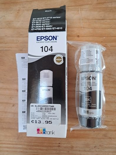 Epson 104 Black Ink Bottle