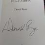 1st edition , signed by Author, the thing about December, by Donal Ryan Image 3