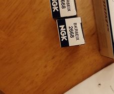 2 x NGK BKR8EIX iridium spark plugs (2668)