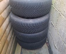 4x Skoda/VW/Audi 16inch Steel Wheels + Continental  Tyres