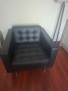 Pair of Leather Armchairs