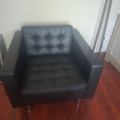 Pair of Leather Armchairs