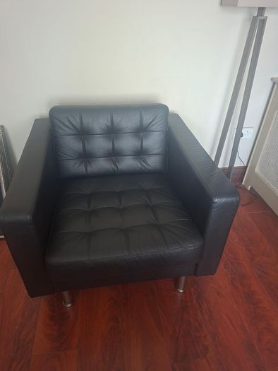 Pair of Leather Armchairs