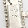 Vintage 925 Sterling Silver Wide Woven Link Italian Bracelet Image 6